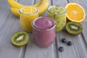 کیوی با موز و سیب